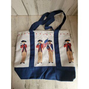 USA tote bag colonist white house association July 4th pilgrim accessory large c